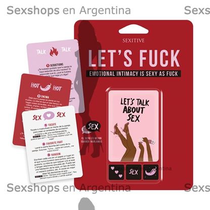 Juego de cartas y dados Let's Fuck